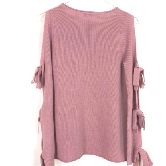 Ultra Flirt Tie Sleeve Sweater - Picture 2 of 5